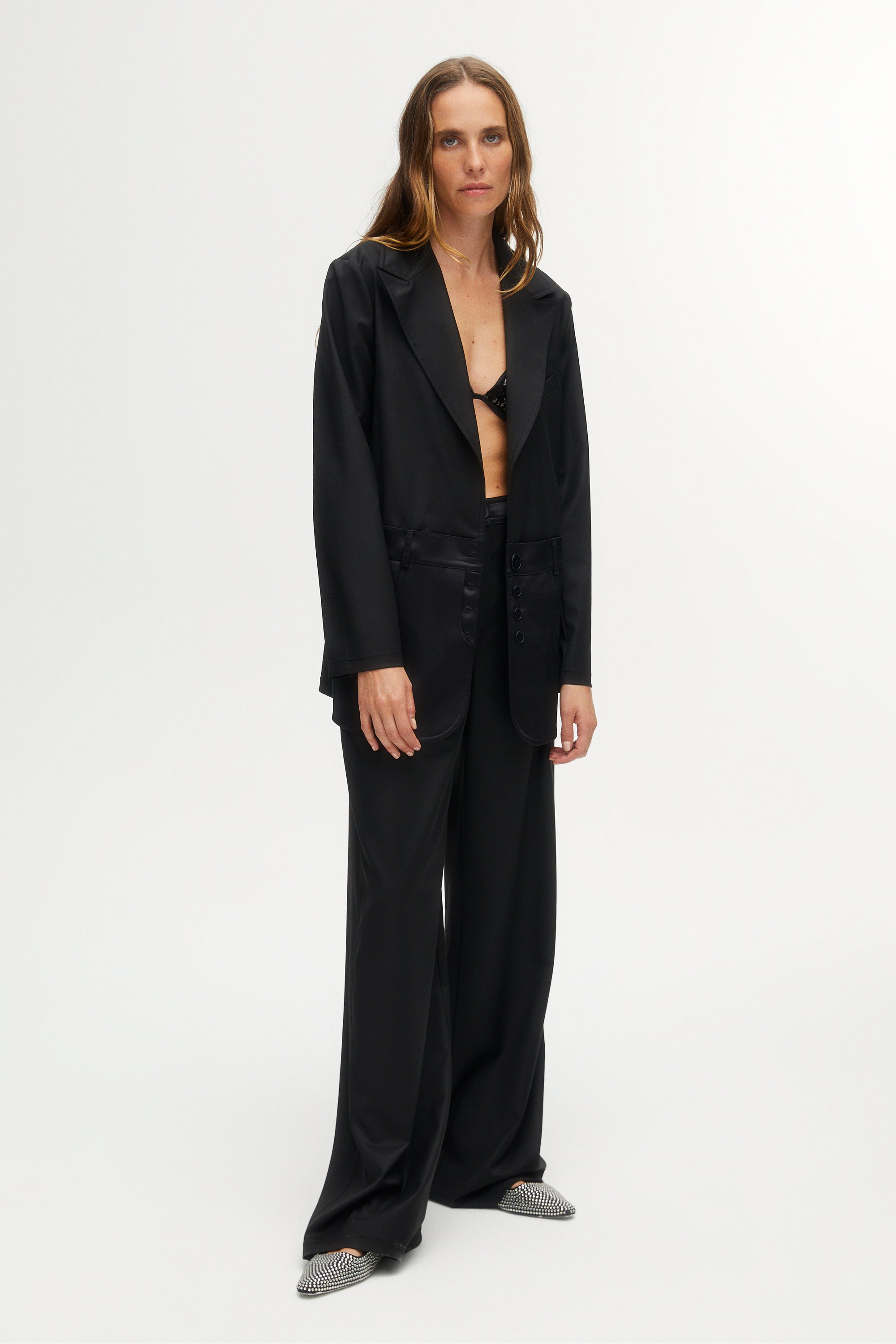 Брюки с высокой талией Nocturne, черный
Брюки с высокой талией Nocturne, черный