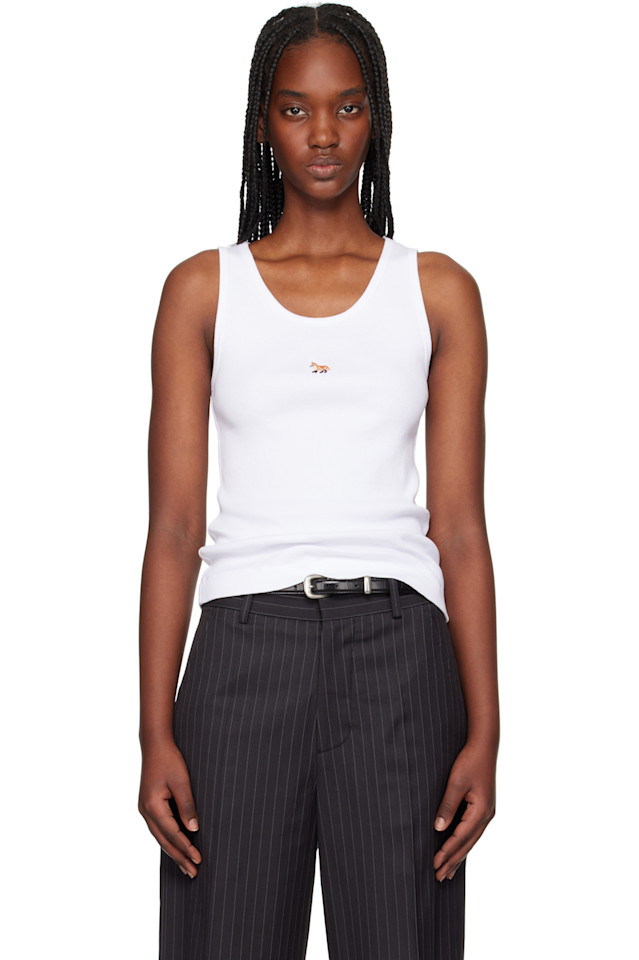 Детский ребристый топ Baby fox Maison Kitsuné, белый
Детский ребристый топ Baby fox Maison Kitsuné, белый