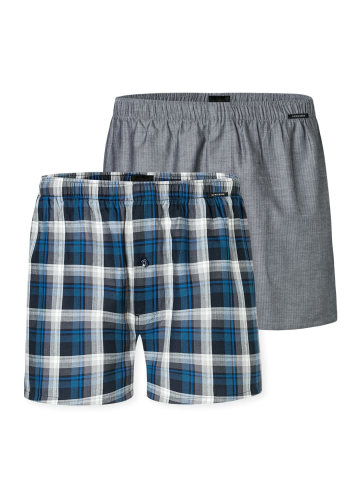 Трусы боксеры Schiesser, цвет blau/grau
Трусы боксеры Schiesser, цвет blau/grau