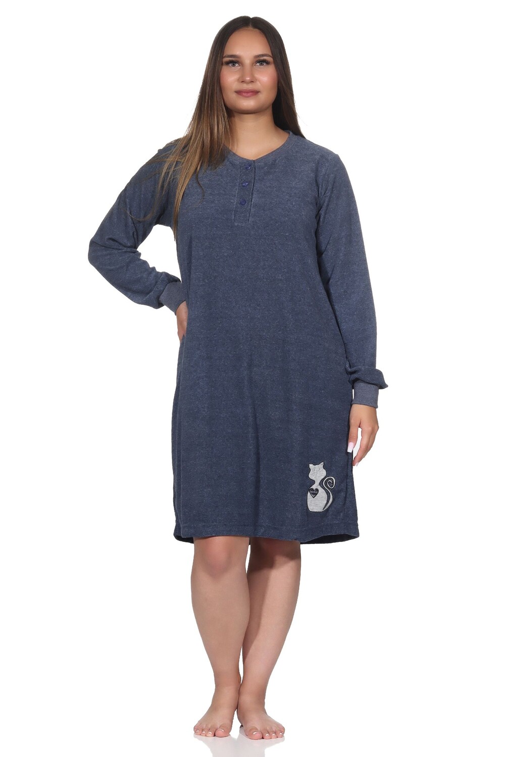 Ночная рубашка NORMANN Frottee, синий
Ночная рубашка NORMANN Frottee, синий
