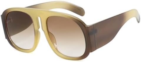 Винтажные солнцезащитные очки большого размера для женщин и мужчин, модные очки в крупной оправе, двухцветные, в стиле панк, женские солнцезащитные очки MTZJH, Coffee Tea
Винтажные солнцезащитные очки большого размера для женщин и мужчин, модные очки в крупной оправе, двухцветные, в стиле панк, женские солнцезащитные очки MTZJH, Coffee Tea