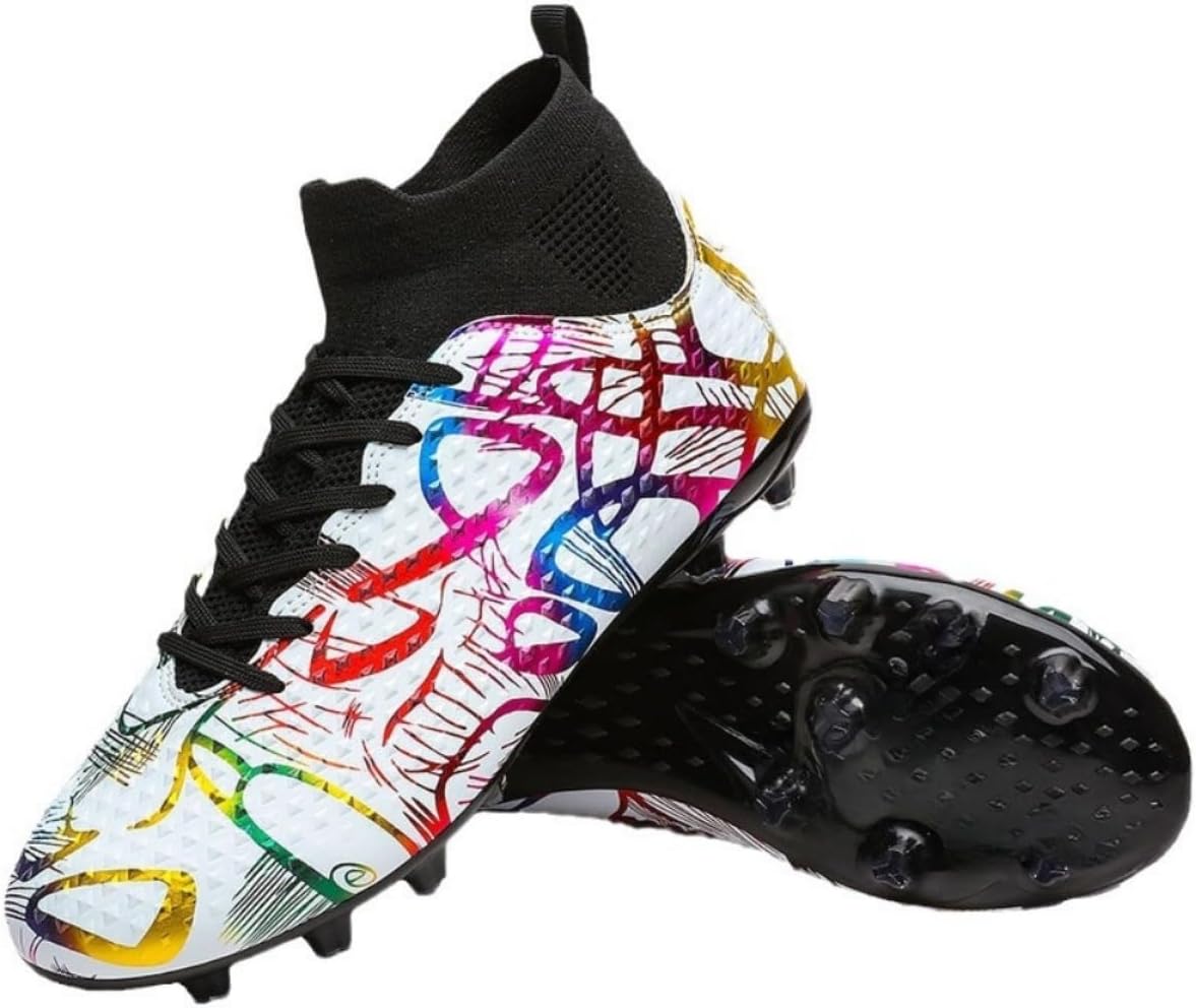 Унисекс кожаные футбольные бутсы на шнуровке AG/FG для мужчин, женщин и детей, для тренировок в помещении и на улице, американские футбольные кроссовки с высоким верхом Tisamy, белый
Унисекс кожаные футбольные бутсы на шнуровке AG/FG для мужчин, женщин и детей, для тренировок в помещении и на улице, американские футбольные кроссовки с высоким верхом Tisamy, белый