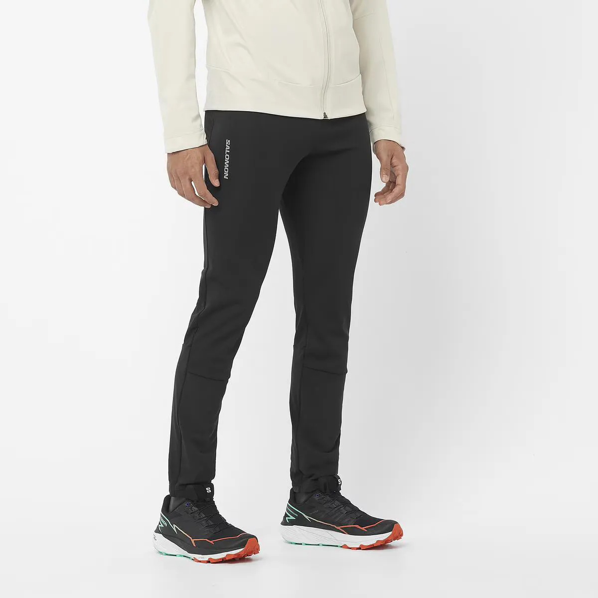 Мужские леггинсы Salomon Gore-Tex Infinium Windstopper, черный 
Мужские леггинсы Salomon Gore-Tex Infinium Windstopper, черный