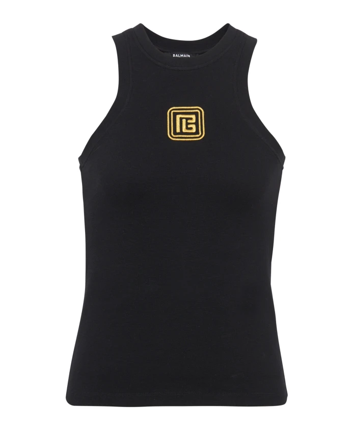 Майка it pb с вышивкой в стиле ретро Balmain, черный
Майка it pb с вышивкой в стиле ретро Balmain, черный