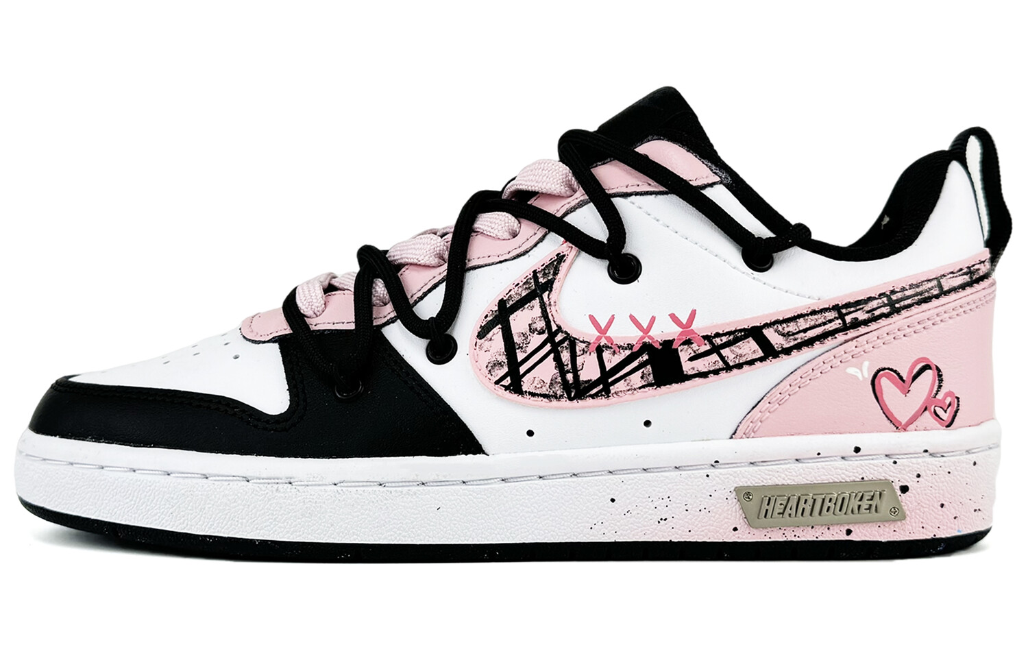 Кроссовки Nike Court Borough Skateboarding Shoes Women's Low-top Pink/white/black, черный
Кроссовки Nike Court Borough Skateboarding Shoes Women's Low-top Pink/white/black, черный