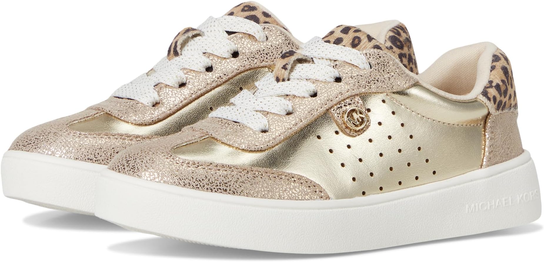 Кроссовки MICHAEL Michael Kors Kids Jem Scotty, Pale Gold Metallic/Leopa
Кроссовки MICHAEL Michael Kors Kids Jem Scotty, Pale Gold Metallic/Leopa