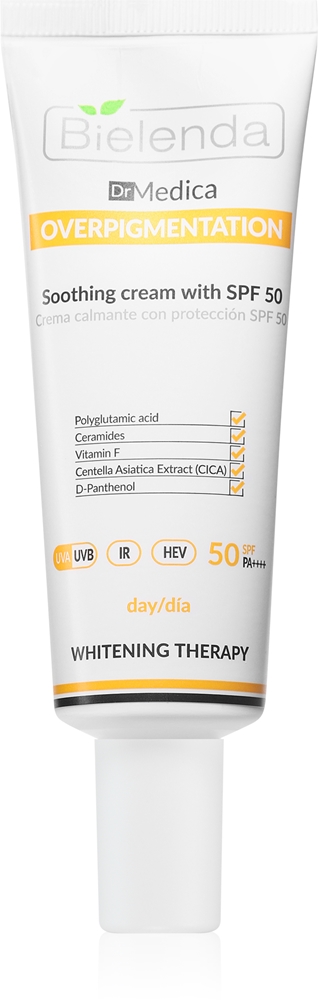 Успокаивающий дневной крем от пигментации Dr. Medica SPF 50 Bielenda, 50 мл
Успокаивающий дневной крем от пигментации Dr. Medica SPF 50 Bielenda, 50 мл