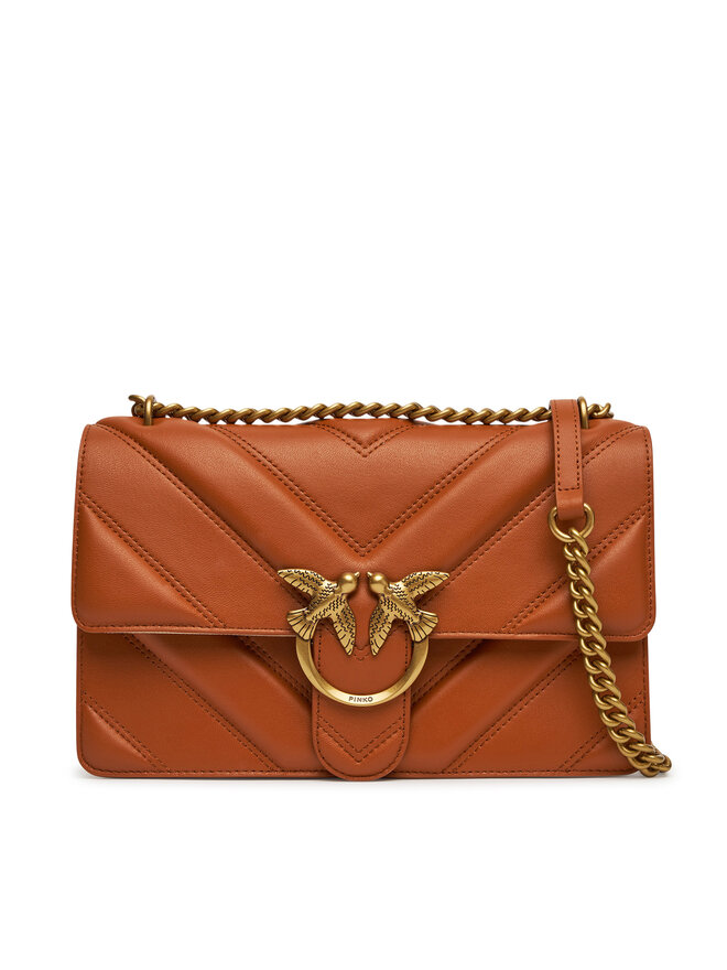 Сумочка Love One Classic Light Dc 104549 A26Z Pinko, коричневый 
Сумочка Love One Classic Light Dc 104549 A26Z Pinko, коричневый