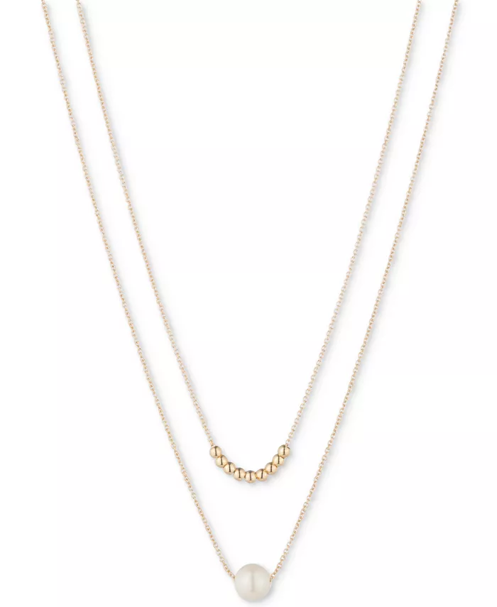Многослойное ожерелье с подвесками из бусин и искусственного жемчуга, 16 дюймов Lauren Ralph Lauren, белый
Многослойное ожерелье с подвесками из бусин и искусственного жемчуга, 16 дюймов Lauren Ralph Lauren, белый