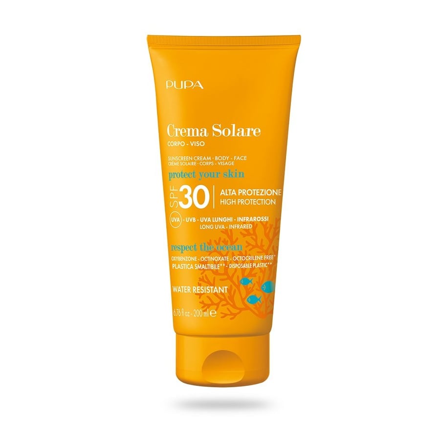 Pupa Milano, Солнцезащитный крем SPF 30, 200 мл 
Pupa Milano, Солнцезащитный крем SPF 30, 200 мл