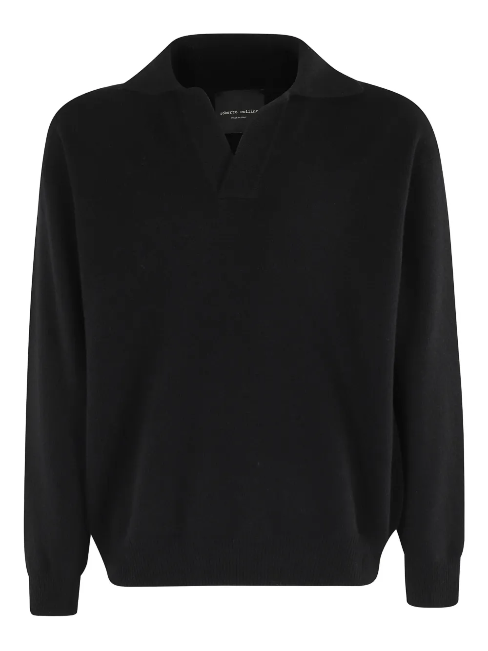 Свитер с V-образным вырезом Roberto Collina, черный
Свитер с V-образным вырезом Roberto Collina, черный