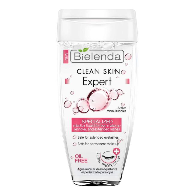 Специализированная мицеллярная вода Clean skin expert для снятия макияжа с глаз Bielenda, 150 мл
Специализированная мицеллярная вода Clean skin expert для снятия макияжа с глаз Bielenda, 150 мл