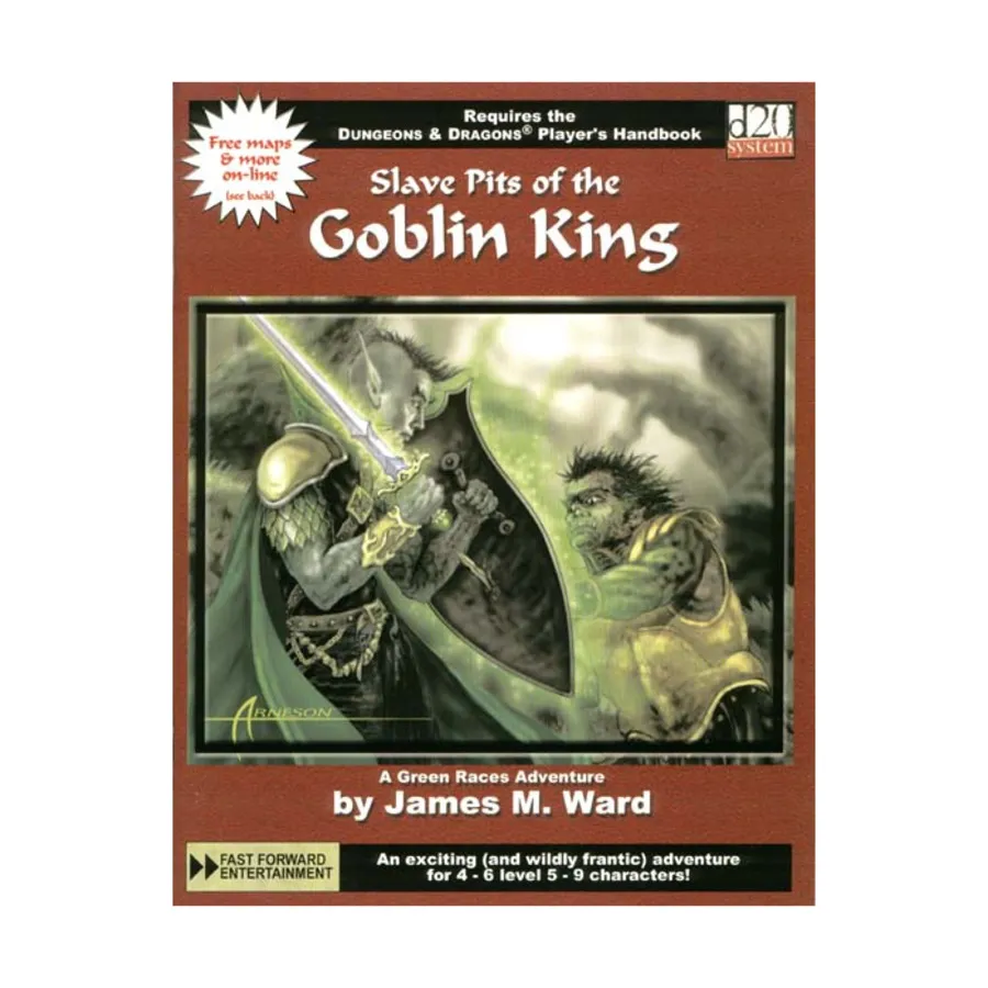 Модуль Slave Pits of the Goblin King, d20 Adventures (Fast Forward)
Модуль Slave Pits of the Goblin King, d20 Adventures (Fast Forward)