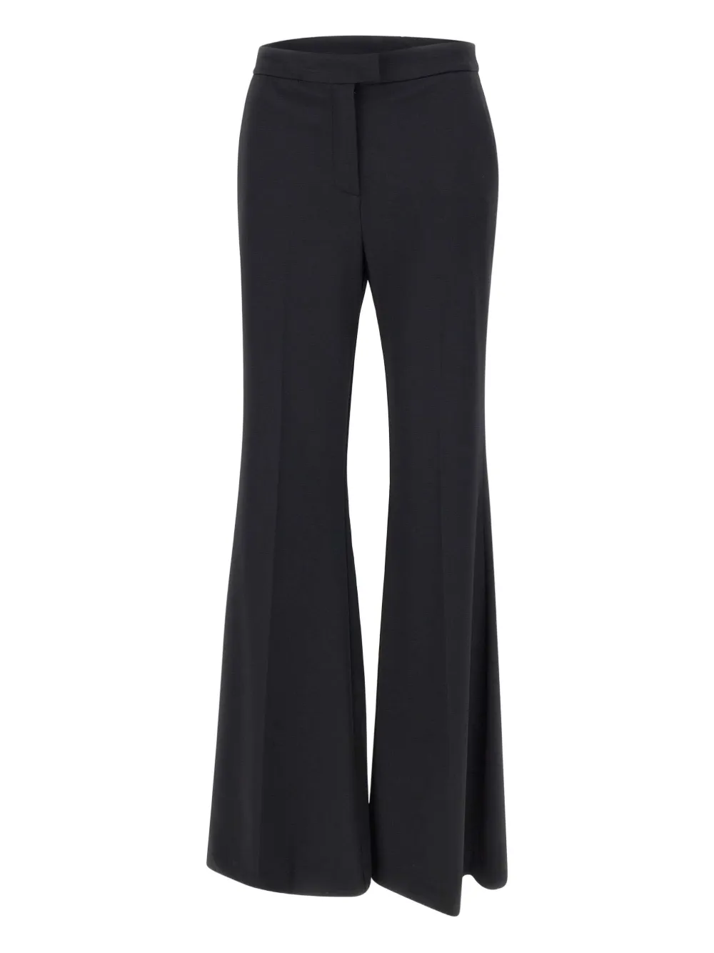 Расклешенные брюки с прорезными карманами kaos, черный 
Расклешенные брюки с прорезными карманами kaos, черный