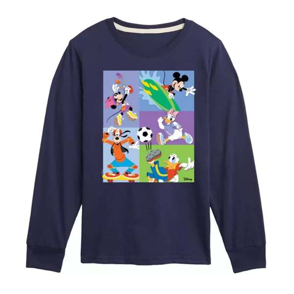 Футболка с длинным рукавом «Микки и друзья» спортивная Disney, синий
Футболка с длинным рукавом «Микки и друзья» спортивная Disney, синий
