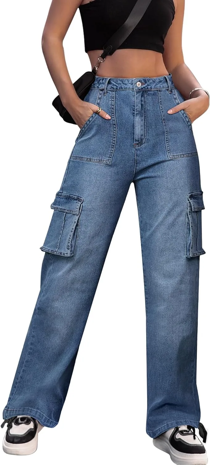 Женские карго-штаны с высокой талией и 6 карманами ZMPSIISA
Женские карго-штаны с высокой талией и 6 карманами ZMPSIISA