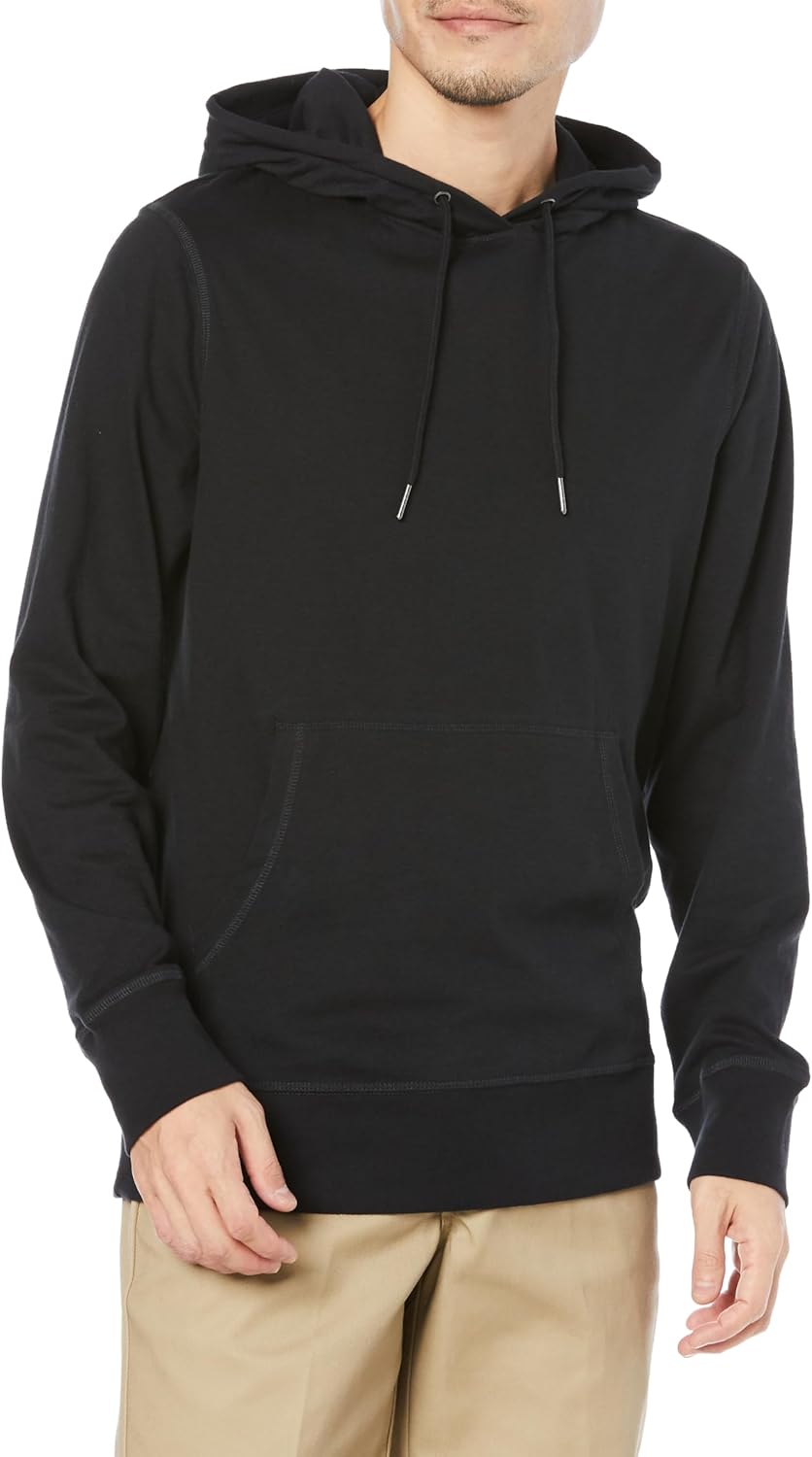 Толстовка с капюшоном Amazon Essentials, легкая, из трикотажного материала, мужская, черный
Толстовка с капюшоном Amazon Essentials, легкая, из трикотажного материала, мужская, черный