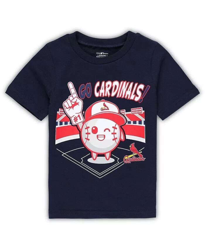 Темно-синяя футболка для мальчиков и девочек St. Louis Cardinals Ball Boy для малышей Outerstuff
Темно-синяя футболка для мальчиков и девочек St. Louis Cardinals Ball Boy для малышей Outerstuff