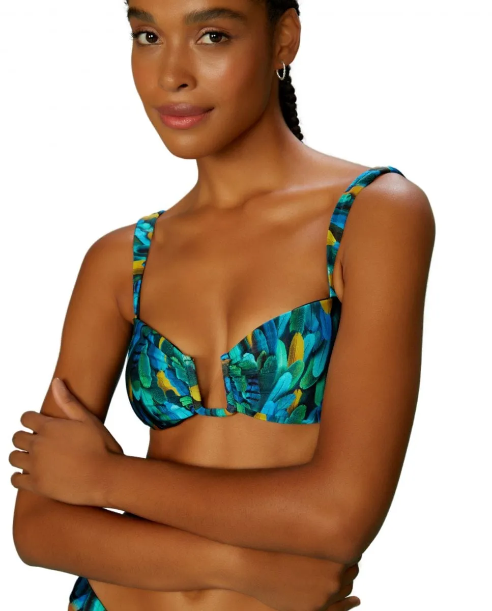 Верх спортивного бикини с принтом и подкладкой Blueman, синий
Верх спортивного бикини с принтом и подкладкой Blueman, синий