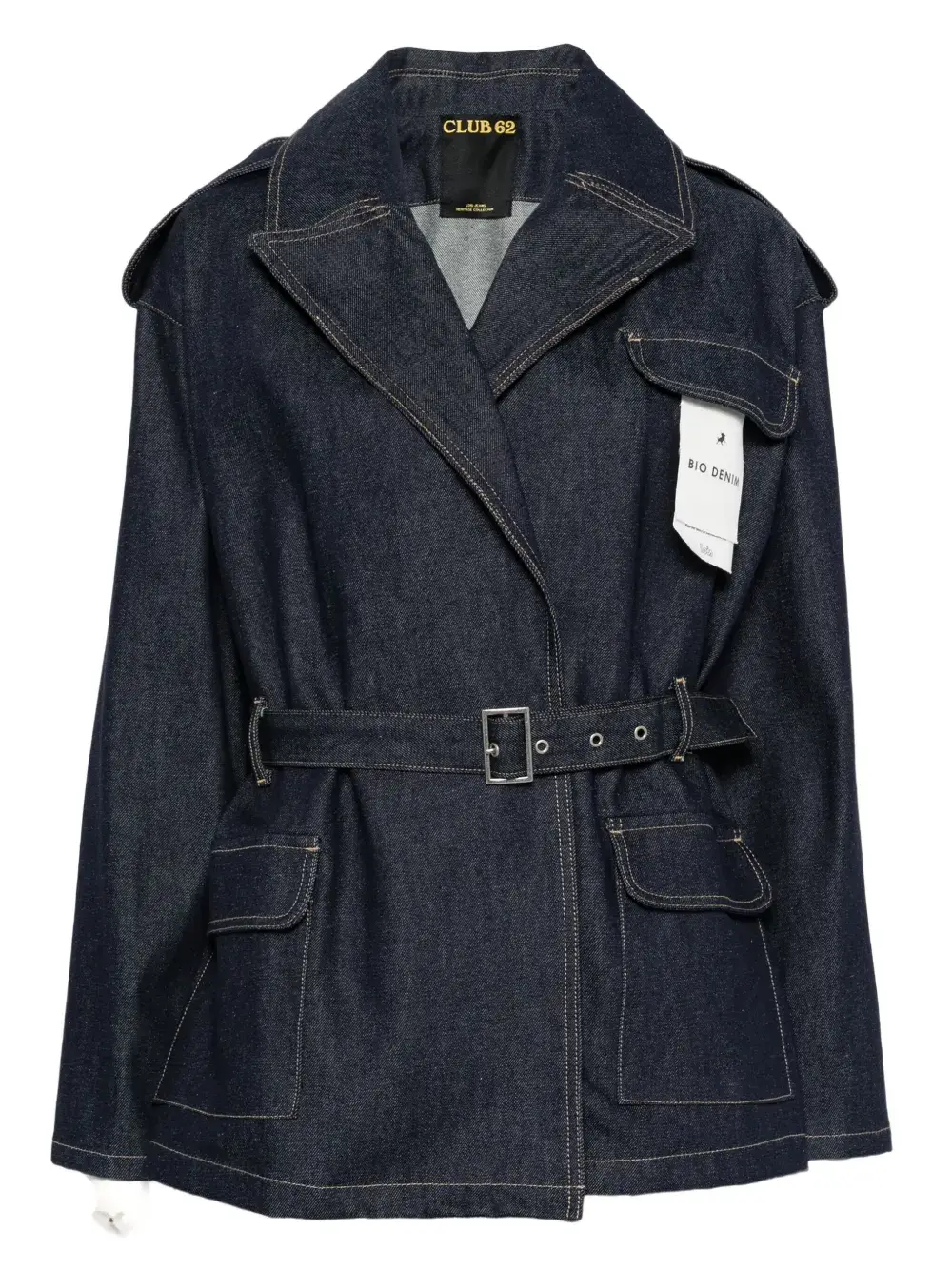 Джинсовая куртка с клапанными карманами и поясом Lois Jeans, синий
Джинсовая куртка с клапанными карманами и поясом Lois Jeans, синий