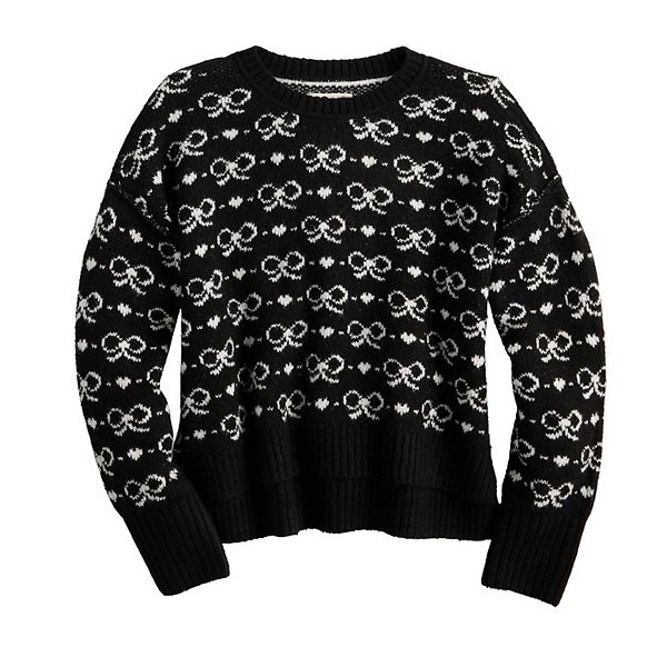 Детский свитер с круглой горловиной для девочек 6-20 лет в размерах regular и plus So, Black Bow
Детский свитер с круглой горловиной для девочек 6-20 лет в размерах regular и plus So, Black Bow