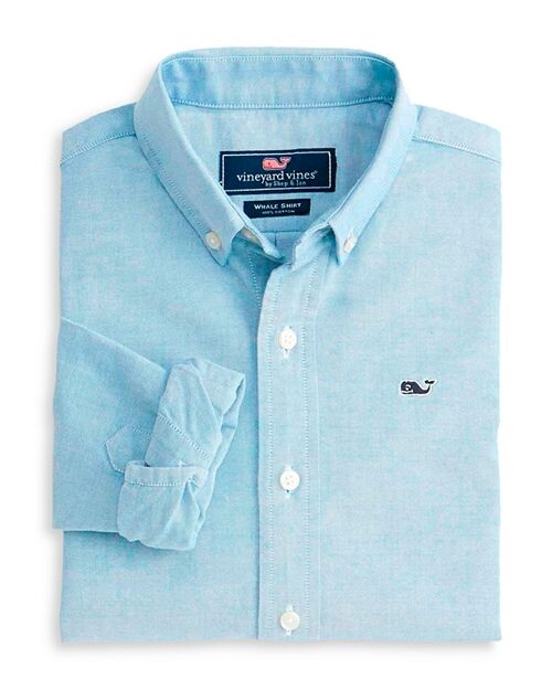 Хлопковая оксфордская рубашка с изображением кита для мальчиков Vineyard Vines, цвет Blue
Хлопковая оксфордская рубашка с изображением кита для мальчиков Vineyard Vines, цвет Blue