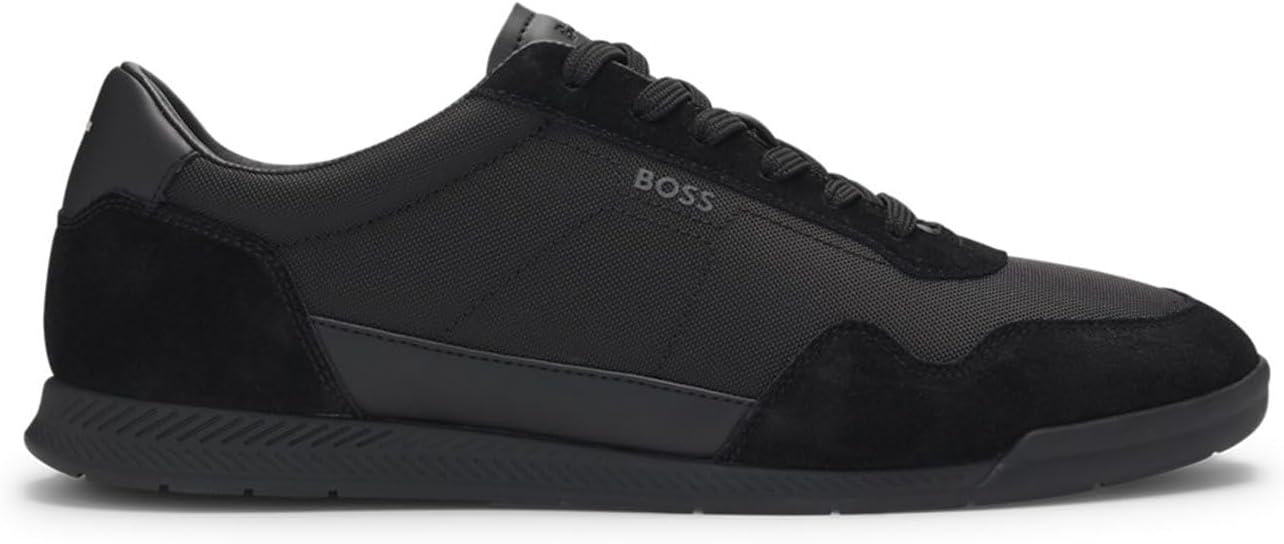 BOSS мужские кроссовки Titanium SL sdtxny из различных материалов с замшевыми деталями и шнуровкой, Black
BOSS мужские кроссовки Titanium SL sdtxny из различных материалов с замшевыми деталями и шнуровкой, Black