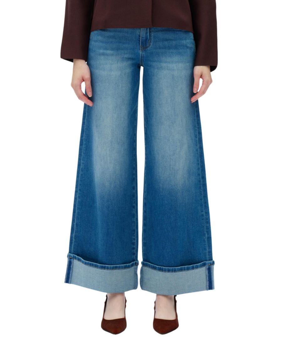 Женские джинсы средней посадки, длиной до пола, с широкими штанинами, прямого кроя BAYEAS, Deep blue
Женские джинсы средней посадки, длиной до пола, с широкими штанинами, прямого кроя BAYEAS, Deep blue