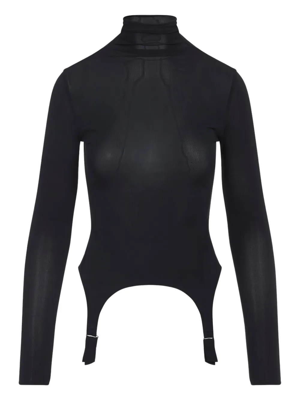 Топ с высоким воротом и подвязками Jean Paul Gaultier, синий
Топ с высоким воротом и подвязками Jean Paul Gaultier, синий