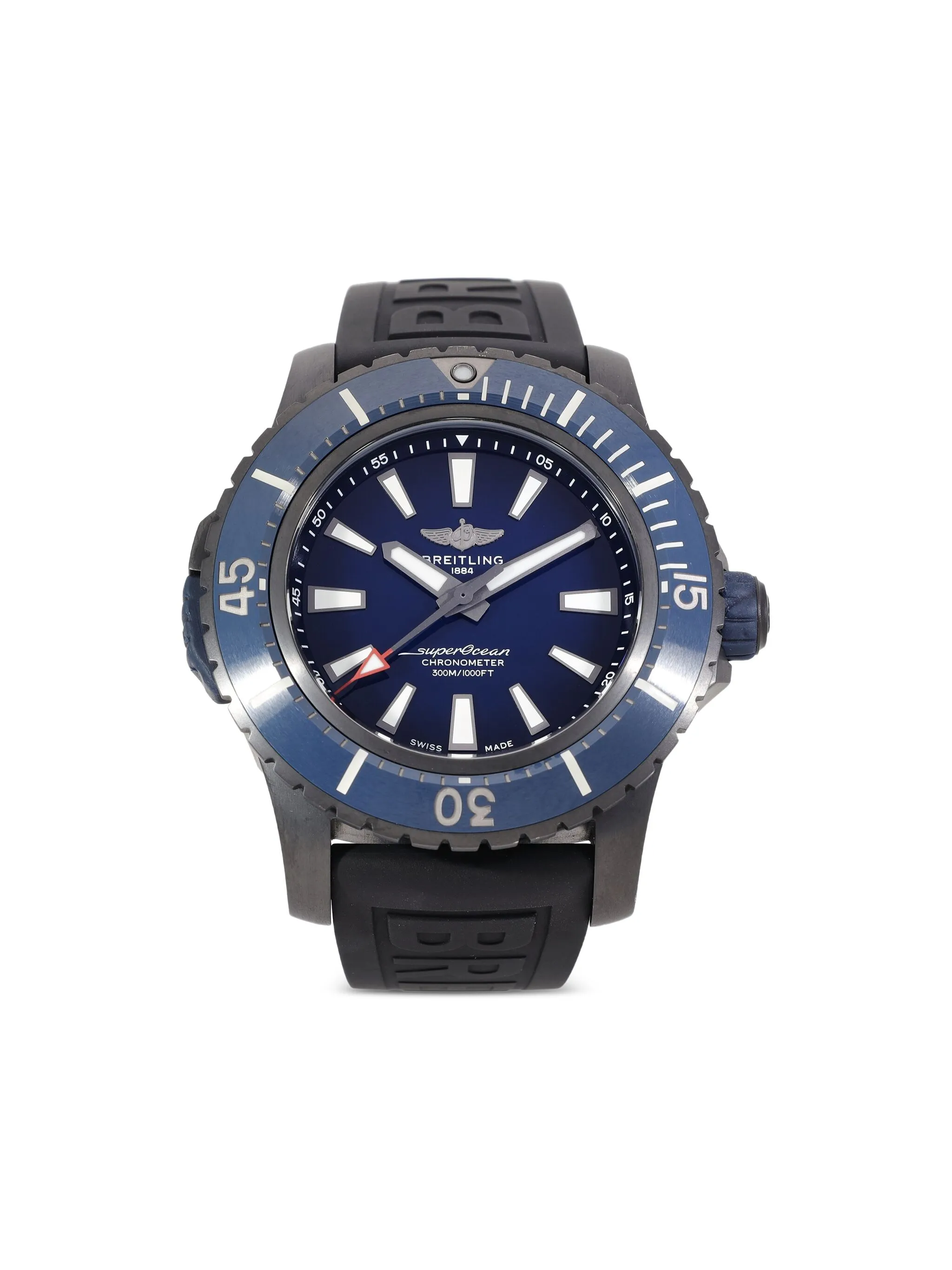 Наручные часы Superocean 48 мм Breitling, синий
Наручные часы Superocean 48 мм Breitling, синий