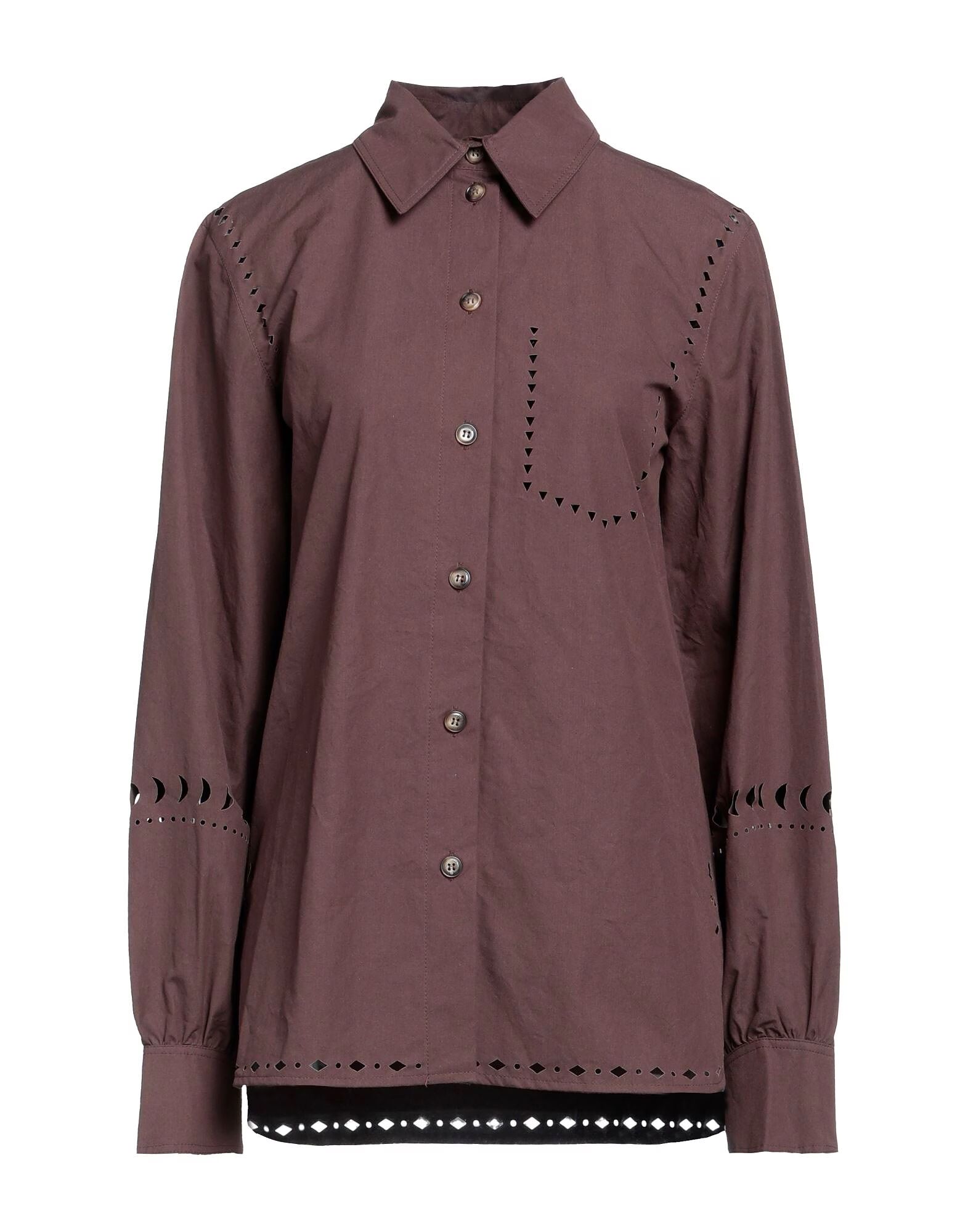 Рубашка Nanushka, темно-коричневый
Рубашка Nanushka, темно-коричневый