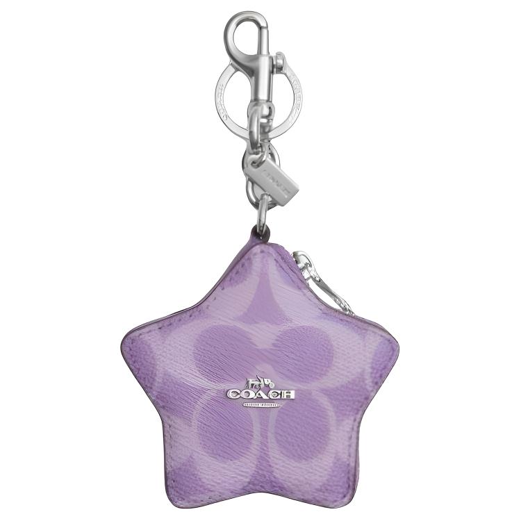 COACH Аксессуар для сумки в виде мини-брелока из покрытого холста, женский, фиолетовый
COACH Аксессуар для сумки в виде мини-брелока из покрытого холста, женский, фиолетовый