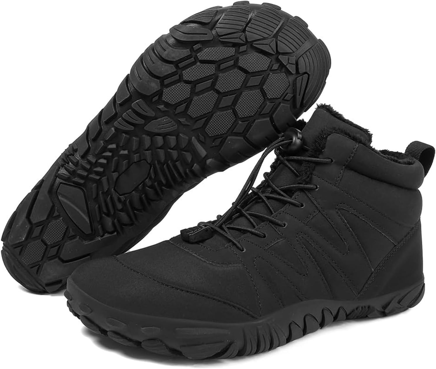 Женские и мужские ботинки с утеплителем из меха, зимние снежные ботинки, водонепроницаемые, с нескользящей подошвой на платформе, ботильоны с нулевым перепадом, широкие носки, кроссовки без шнурков, для улицы, походов и прогулок Wabkderpu, черны...
Женские и мужские ботинки с утеплителем из меха, зимние снежные ботинки, водонепроницаемые, с нескользящей подошвой на платформе, ботильоны с нулевым перепадом, широкие носки, кроссовки без шнурков, для улицы, походов и прогулок Wabkderpu, черны...