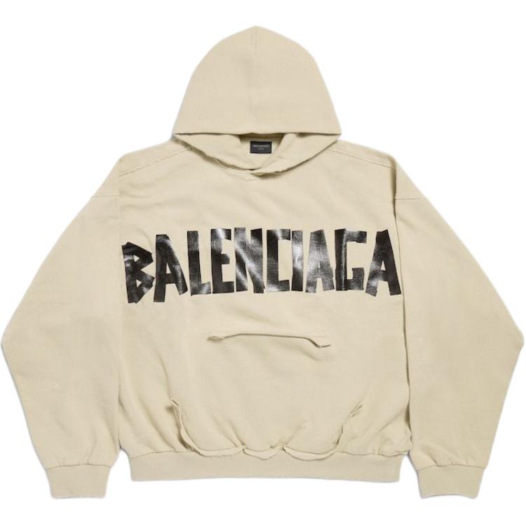 Худи с принтом логотипа Balenciaga, бежевый
Худи с принтом логотипа Balenciaga, бежевый