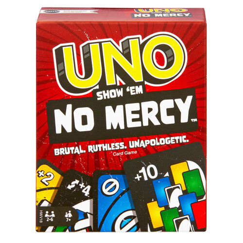 Настольная игра Uno: Show ‘Em No Mercy Mattel
Настольная игра Uno: Show ‘Em No Mercy Mattel