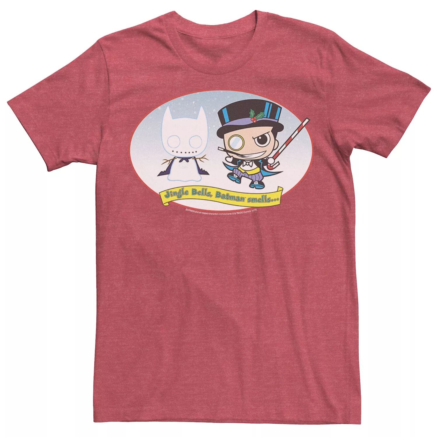 Мужская футболка DC Comics The Penguin Jingle Bells Batman Smells Christmas Tee Licensed Character
Мужская футболка DC Comics The Penguin Jingle Bells Batman Smells Christmas Tee Licensed Character