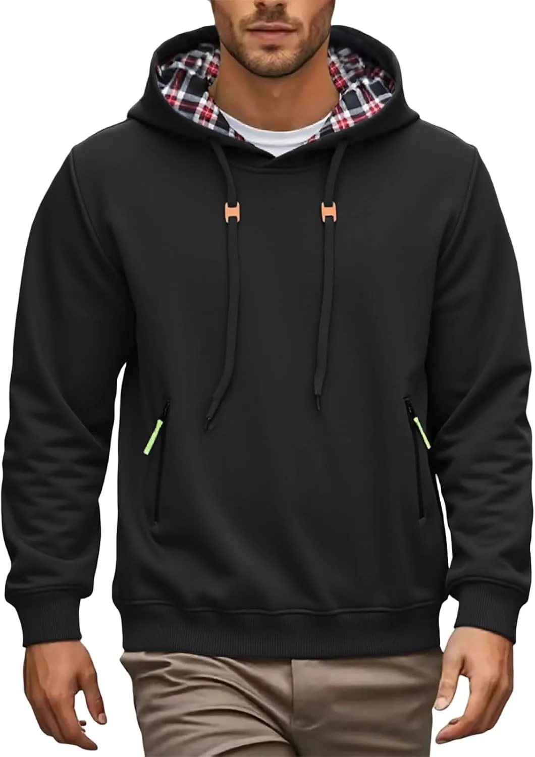 Мужская толстовка с капюшоном и карманом-кенгуру
Мужская толстовка с капюшоном и карманом-кенгуру