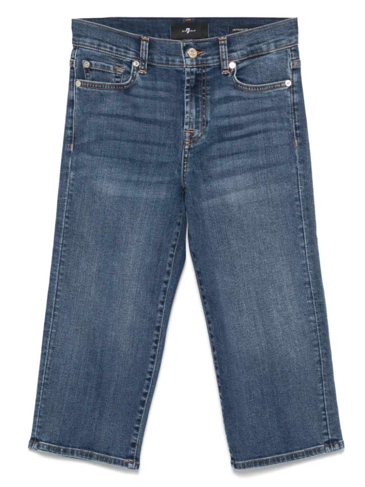 Укороченные джинсы 7 For All Mankind, синий
Укороченные джинсы 7 For All Mankind, синий