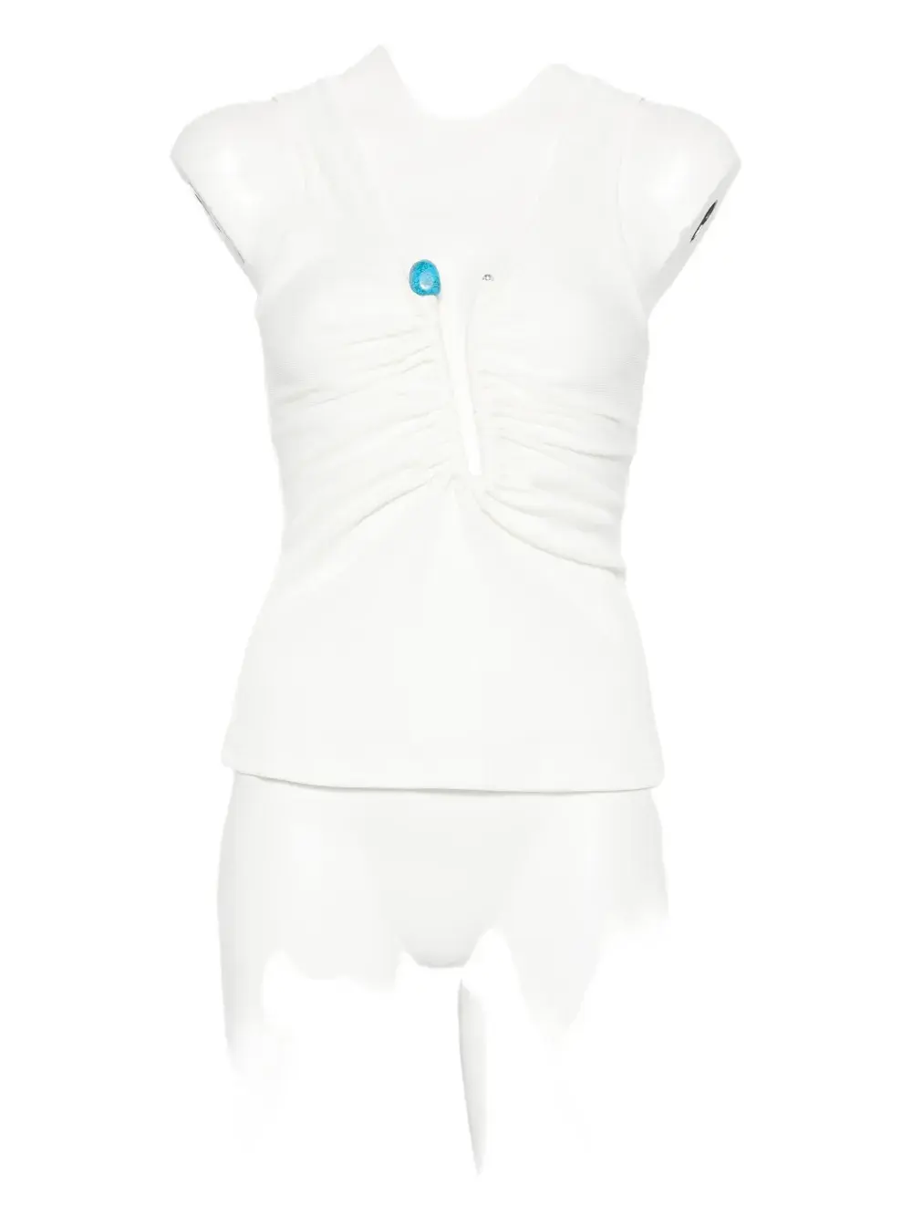 Топ с кристаллами Christopher Esber, белый
Топ с кристаллами Christopher Esber, белый