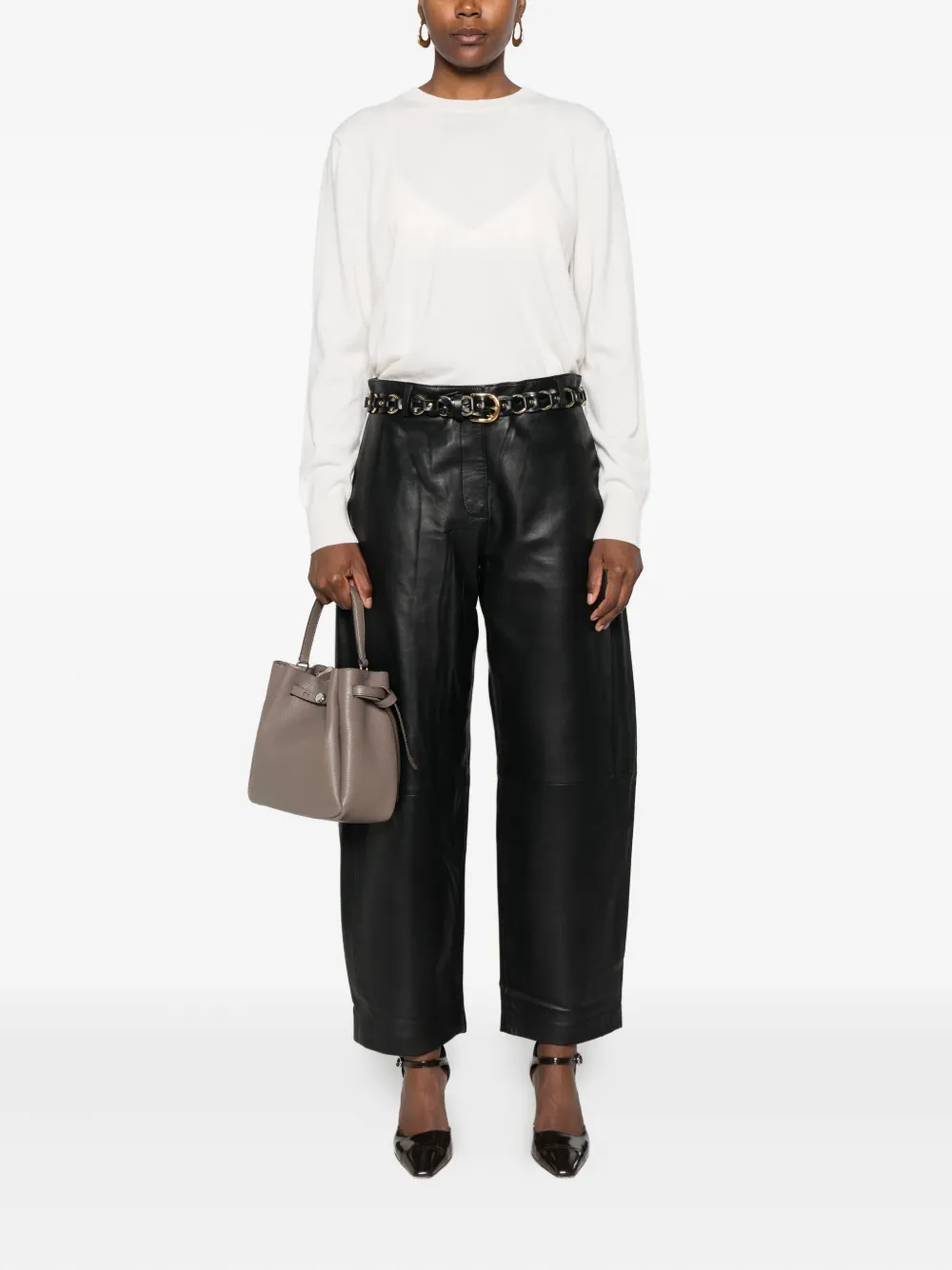 Кашемировый свитер с длинными рукавами Givenchy, нейтральный
Кашемировый свитер с длинными рукавами Givenchy, нейтральный