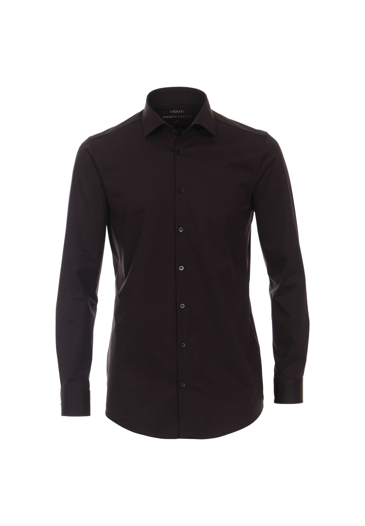 Мужская деловая рубашка однотонного кроя Venti, черный
Мужская деловая рубашка однотонного кроя Venti, черный
