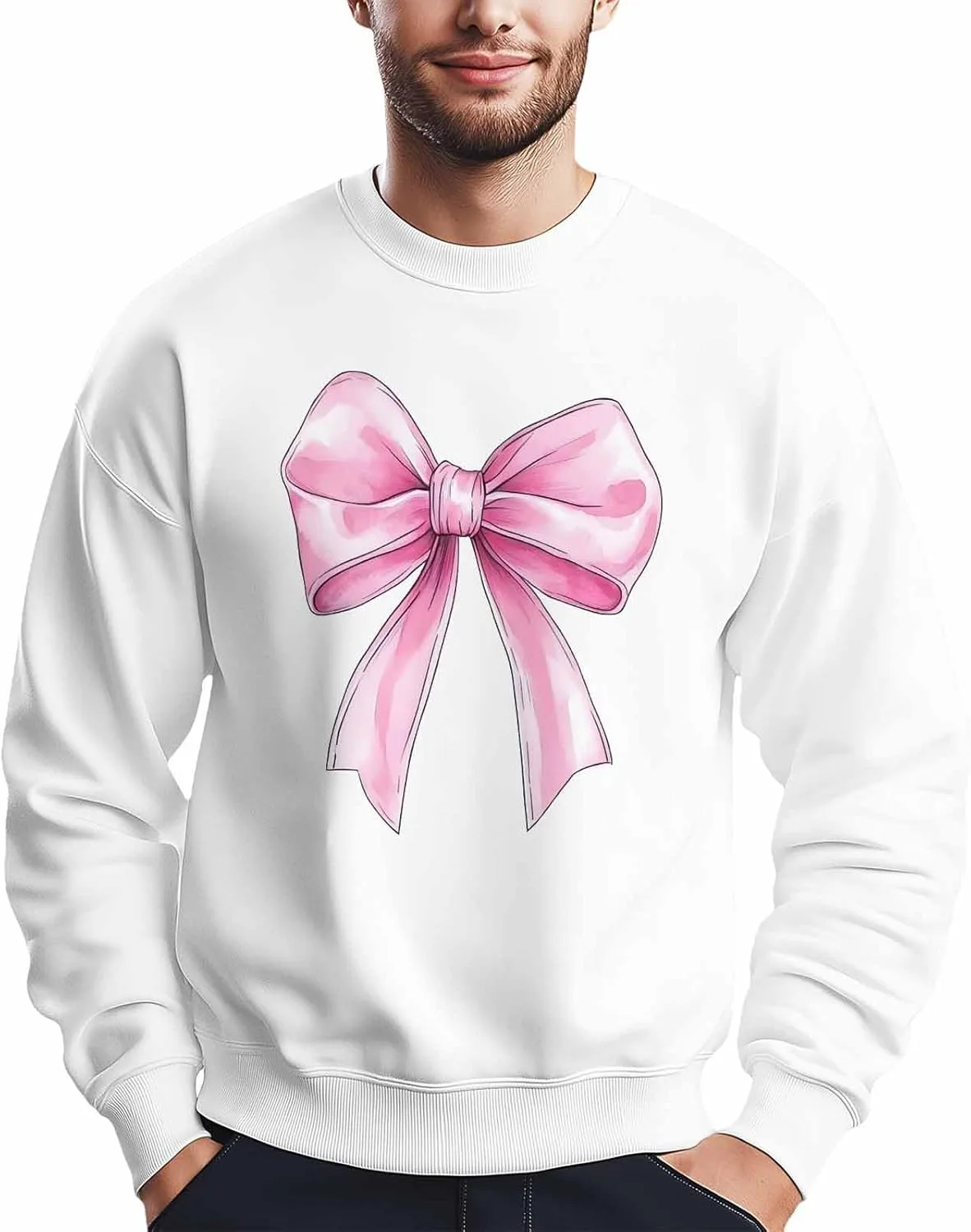 Bemigo свитшот мужской розовый бант oversized
Bemigo свитшот мужской розовый бант oversized