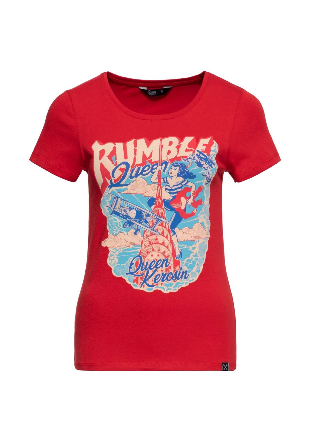 Футболка с комиксами Rumble Queen Queen Kerosin, красный
Футболка с комиксами Rumble Queen Queen Kerosin, красный