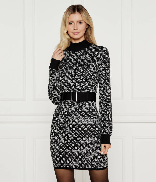 Платье Guess Jeans с потертым поясом, черный
Платье Guess Jeans с потертым поясом, черный