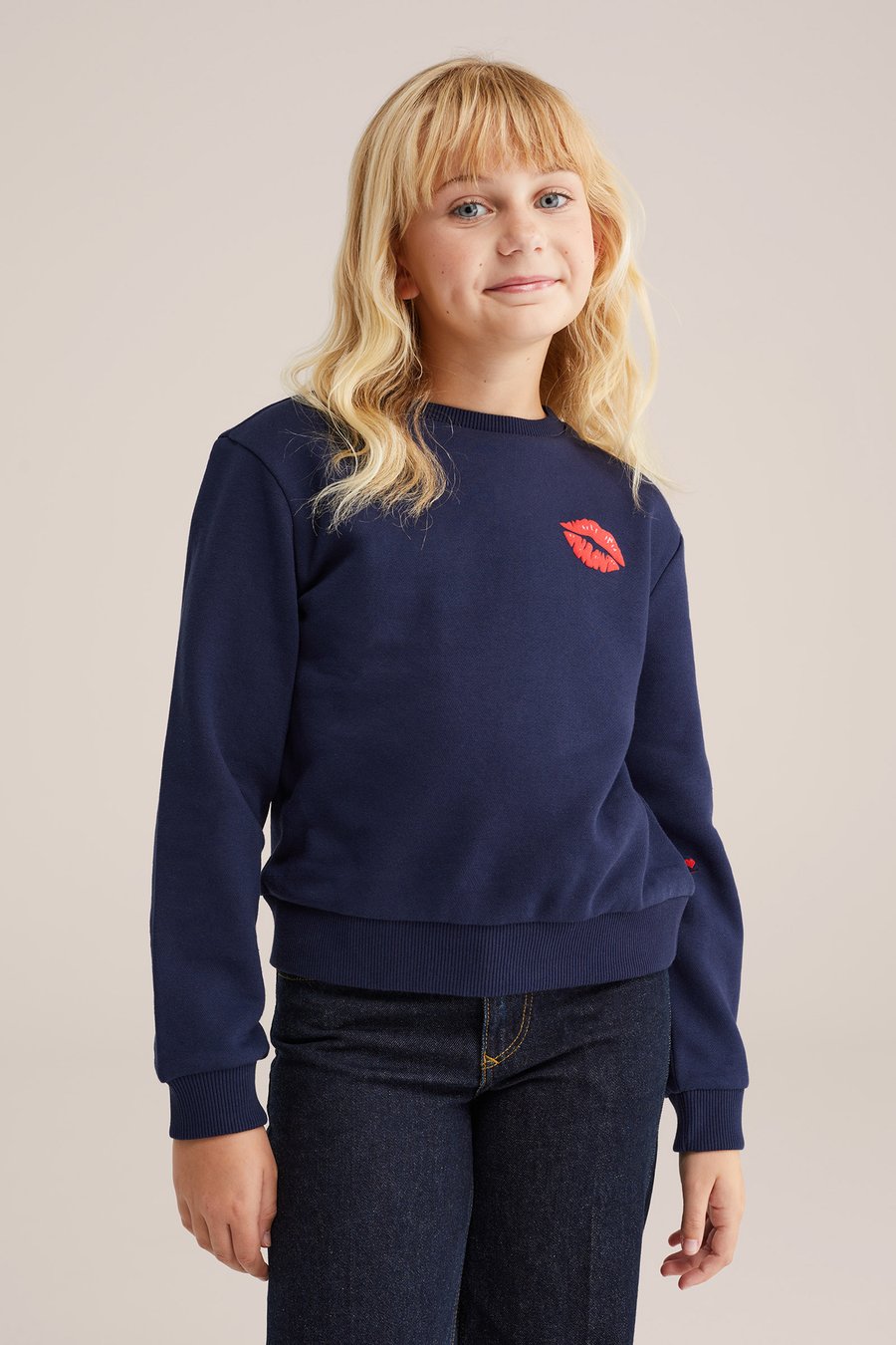 Толстовка WE Fashion Sweatshirt, Navy Blue/Mottled Dark Blue
Толстовка WE Fashion Sweatshirt, Navy Blue/Mottled Dark Blue