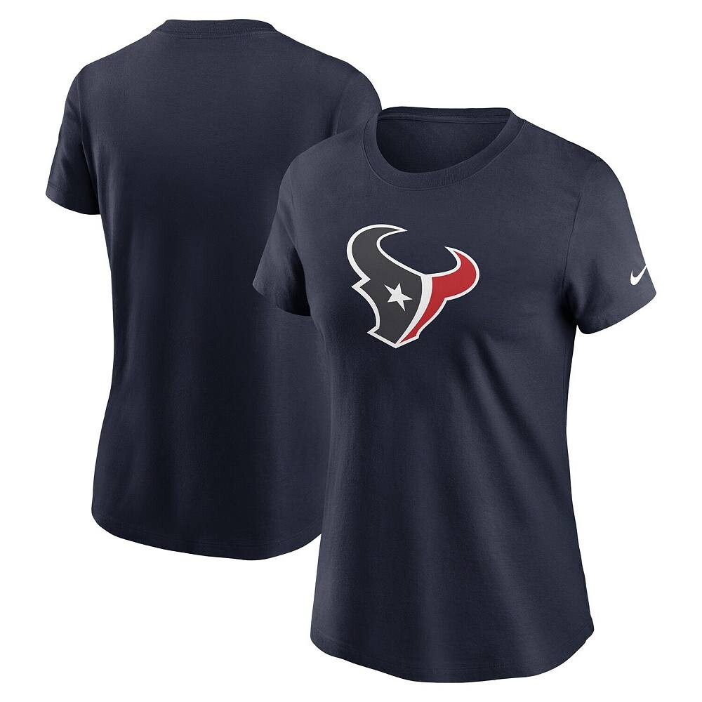 Женская темно-синяя футболка с логотипом Nike Houston Texans Primary, цвет Txs Navy
Женская темно-синяя футболка с логотипом Nike Houston Texans Primary, цвет Txs Navy