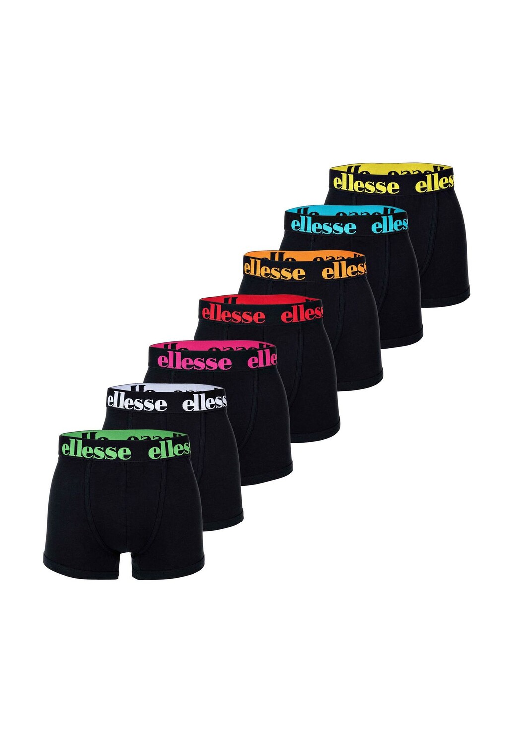 Мужские боксеры, набор из 7 шт. — набор боксеров Yema 7, логотип, хлопок стрейч ellesse, черный
Мужские боксеры, набор из 7 шт. — набор боксеров Yema 7, логотип, хлопок стрейч ellesse, черный