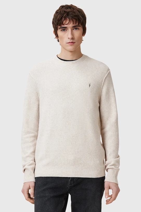 Свитер из смесовой шерсти Allsaints, бежевый
Свитер из смесовой шерсти Allsaints, бежевый