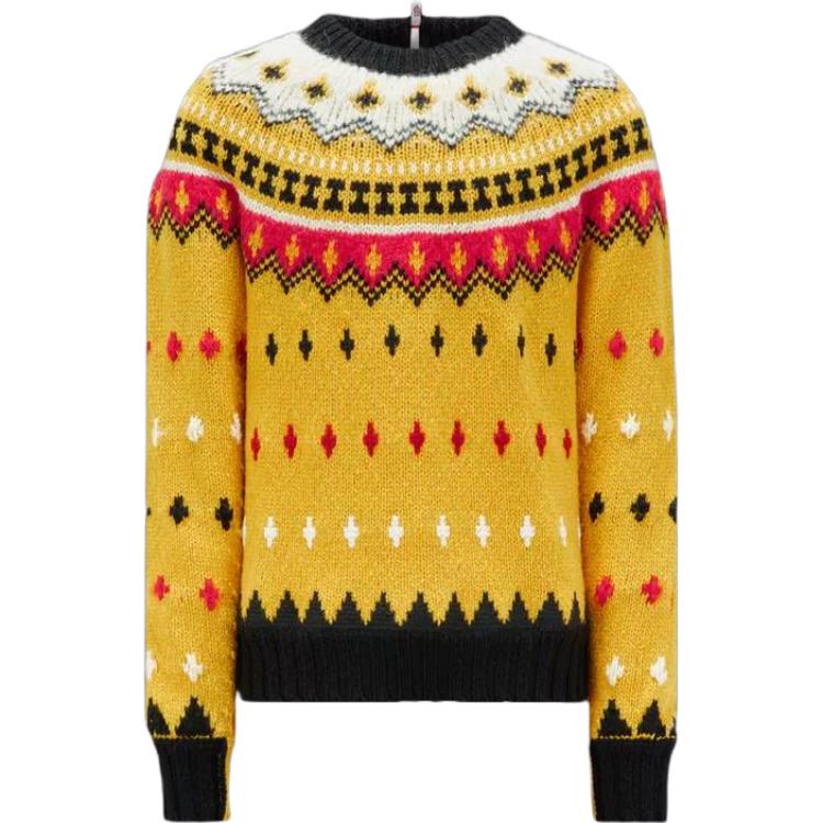 Свитер Jacquard Knitted Jumper Moncler, желтый
Свитер Jacquard Knitted Jumper Moncler, желтый
