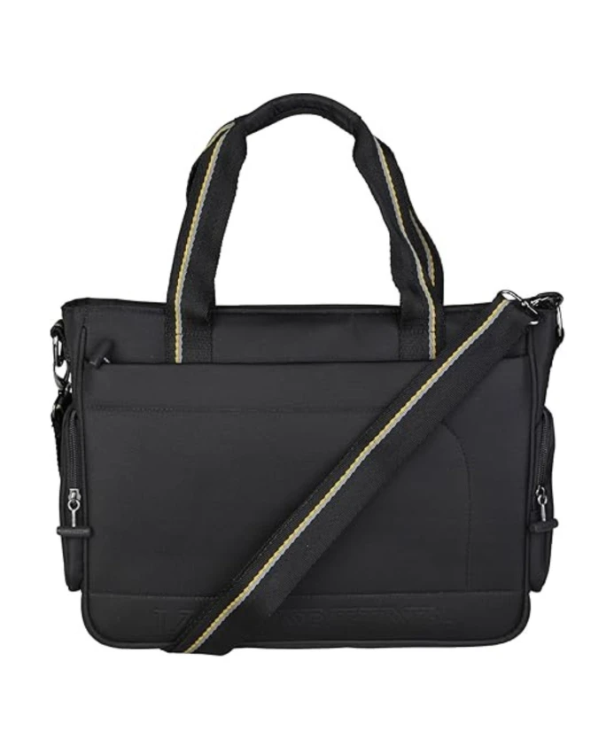 Черная деловая сумка через плечо с застежкой-молнией по всей длине. La Martina, черный
Черная деловая сумка через плечо с застежкой-молнией по всей длине. La Martina, черный